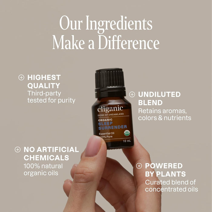Cliganic Sleep Surrender Mezcla de aceites esenciales 10 ml