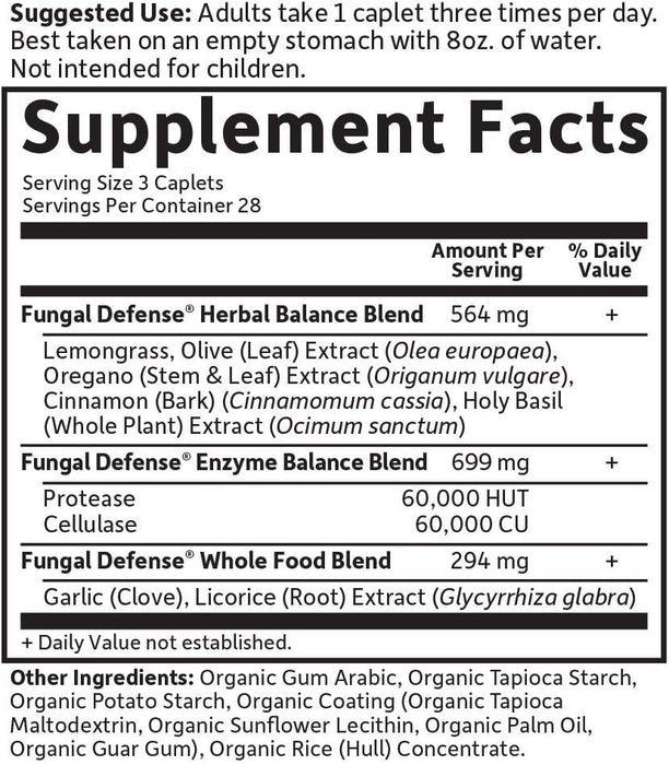 Garden of Life Suplemento Alimenticio Fungal Defense, 84 Cápsulas