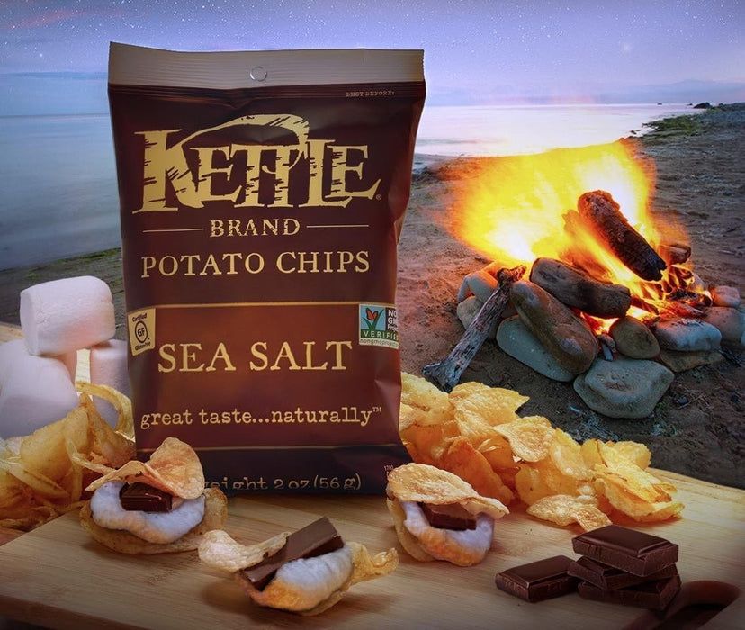 Kettle Brand Botana de Papa Frita con Sal de Mar 142g
