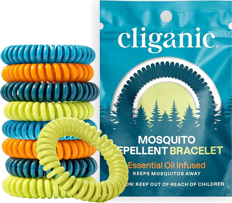 Cliganic Pulseras Repelentes de Mosquitos, 50 Unidades