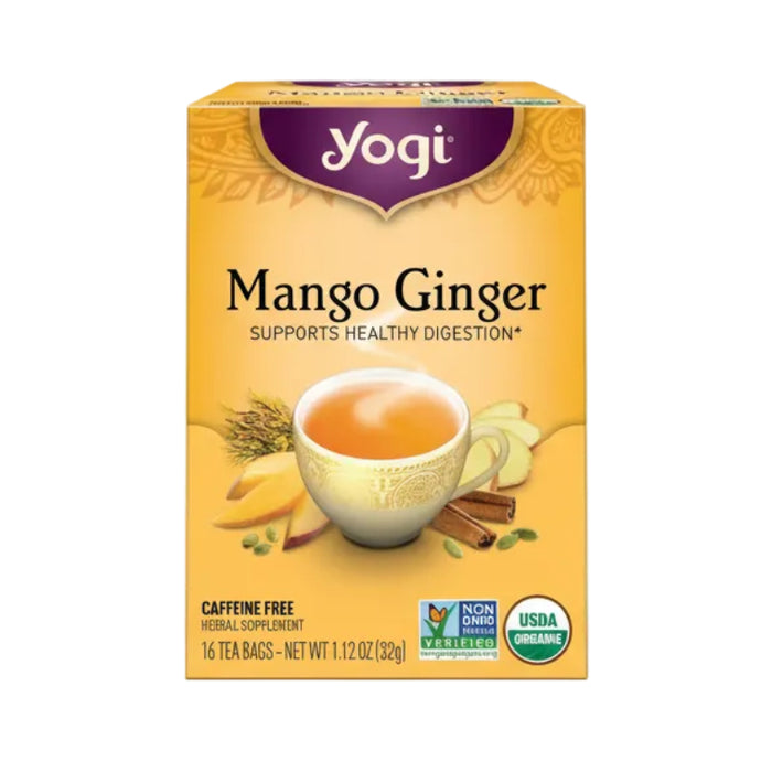 Yogi Tea Infusión Mango Ginger 16 Bolsitas de Té