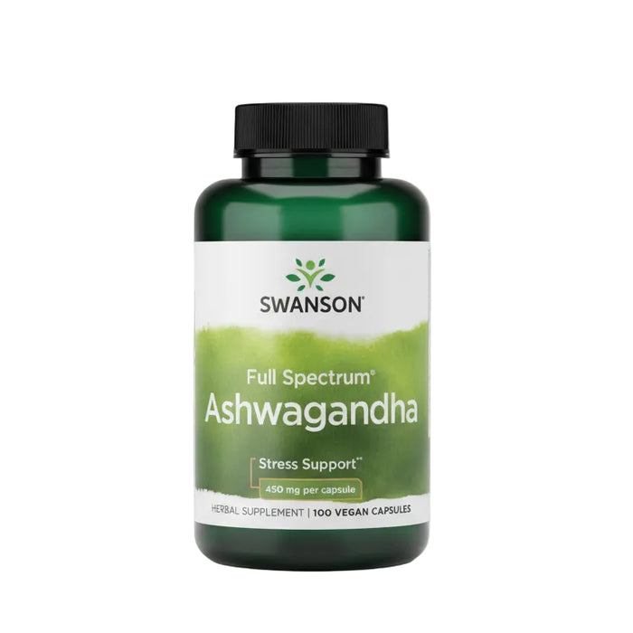 Swanson Suplemento Ashwagandha 450 mg, 100 Cápsulas