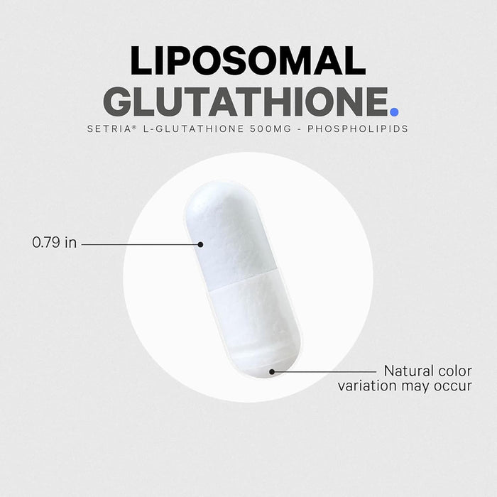 Codeage Suplemento Glutatión Liposomal Setria L‑Glutatión, 60 Cápsulas
