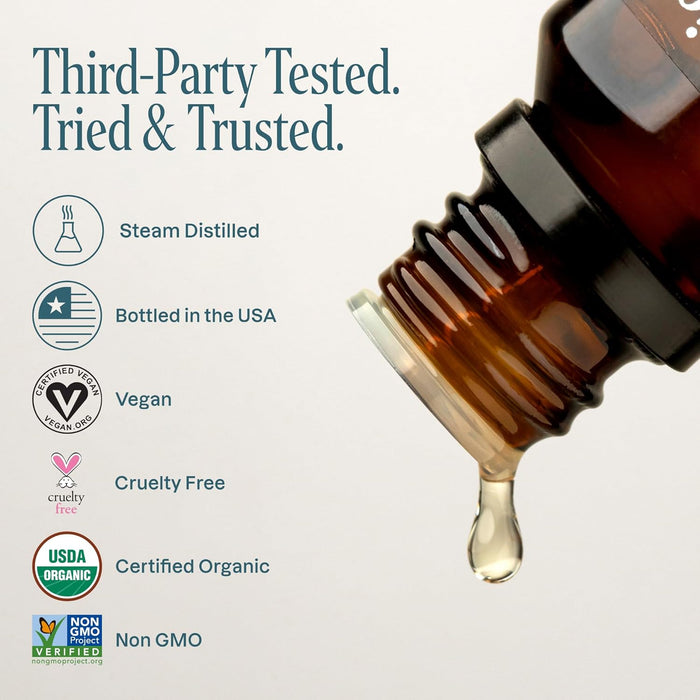 Cliganic Aceite Esencial de Hierba de Limón Orgánico 10 ml