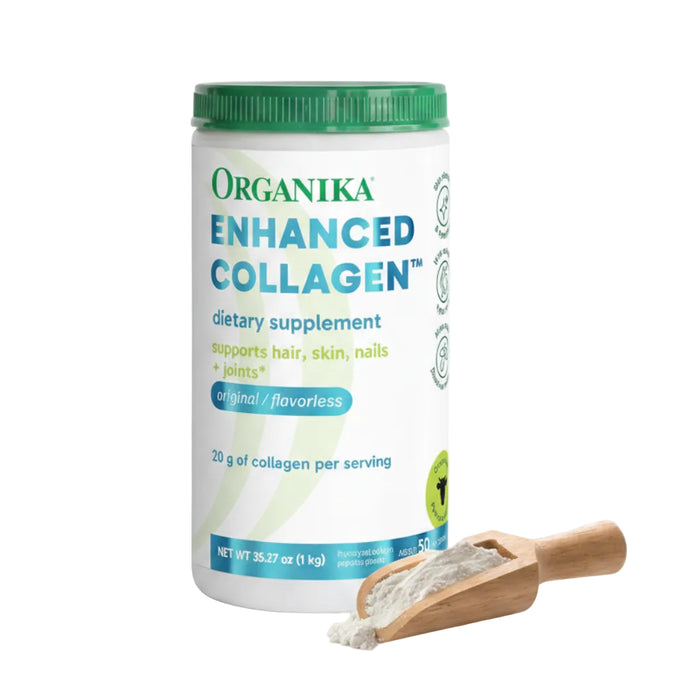 Organika Péptidos de Colágeno Hidrolizado en Polvo, 2.2 lb, 100% Puro, Sin Sabor