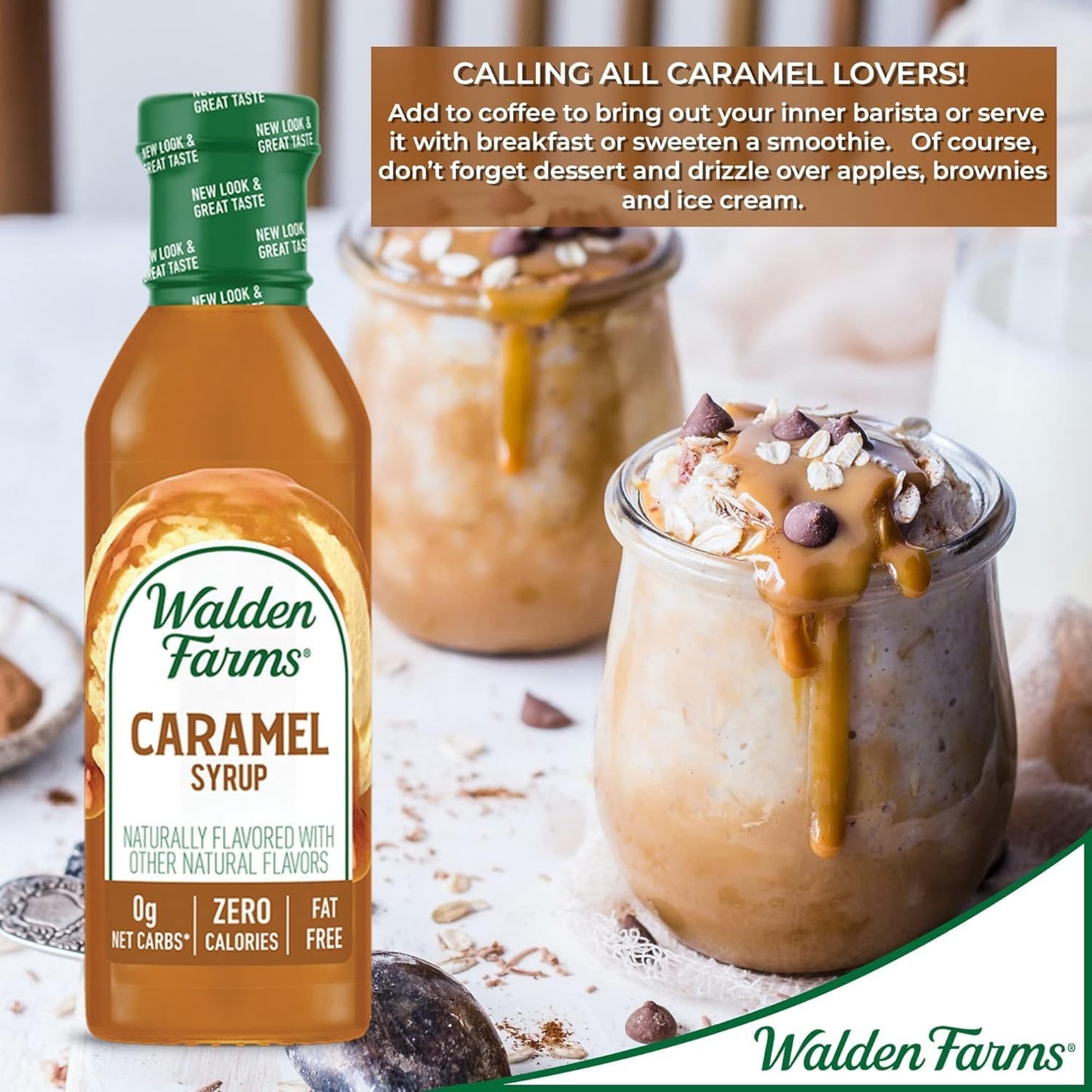 Walden Farms Jarabe De Caramelo Sin Calorias 355 Ml