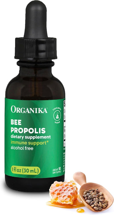 Organika Suplemento Tintura de Propóleo de Abeja, 30 ml (1 oz)