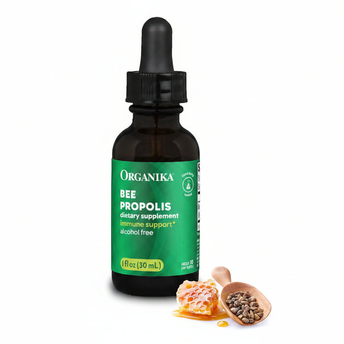 Organika Suplemento Tintura de Propóleo de Abeja, 30 ml (1 oz)