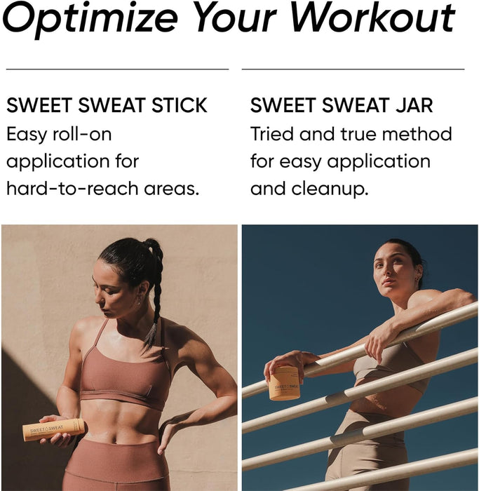 Sports Research Sweet Sweat Gel en Barra Roll‑On Tropical, 181 g, Potenciador de Entrenamiento