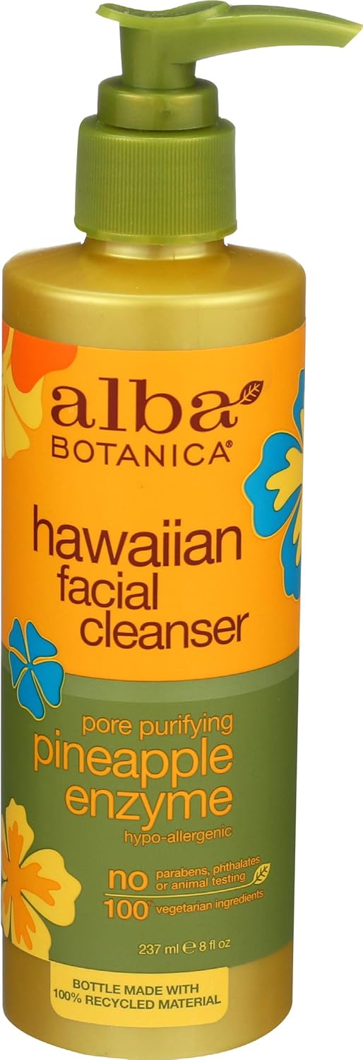Alba Botanica Limpiador Facial con Piña – 237 ml