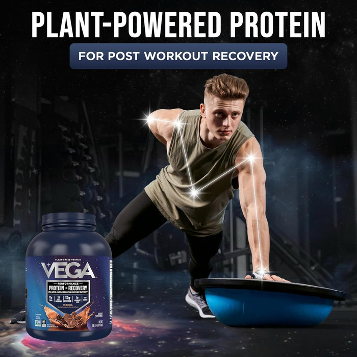 Vega Proteína + Recovery, Proteína Sabor Mocha 4 lb