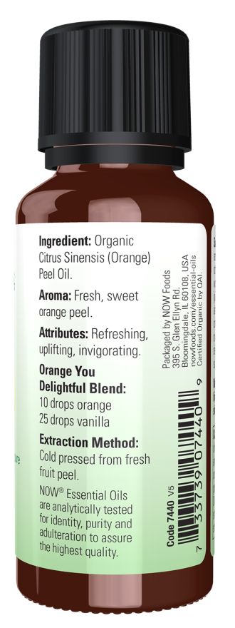 Now Aceite Esencial Organico de Naranja 30ml
