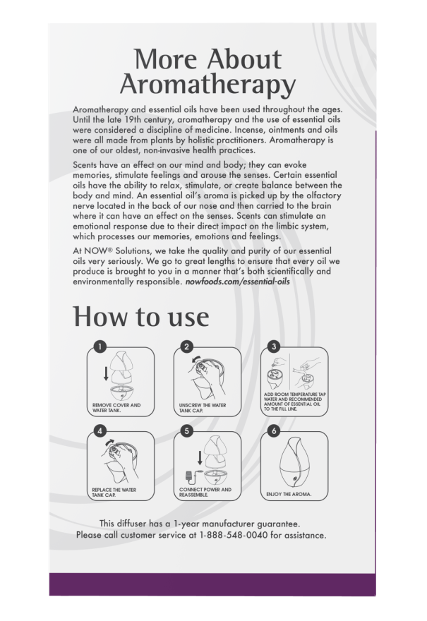 Now Difusor Ultraso para Aceites Esenciales con Apariencia a Madera