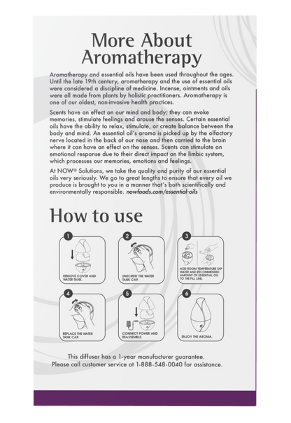 Now Difusor Ultraso para Aceites Esenciales con Apariencia a Madera