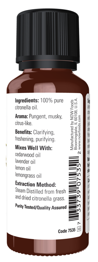 Now Aceite Esencial de Citronela 30ml