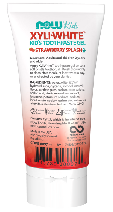 Now Kids Gel Dental Infantil Sabor Fresa 85g