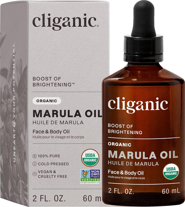 Cliganic Aceite de Marula Organico, 2oz