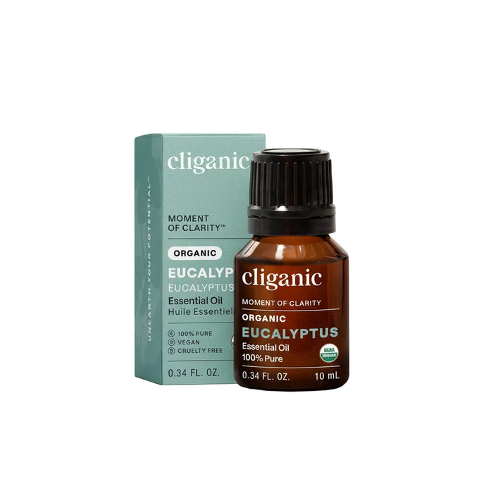 Cliganic Aceite esencial de eucalipto orgánico 10 ml