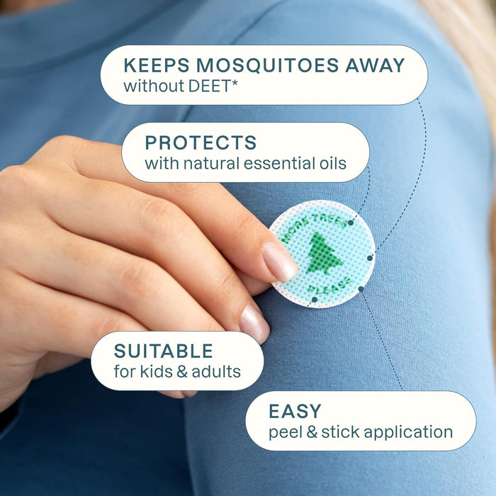 Cliganic Parches repelentes de mosquitos - Aventura, 90 cuentas