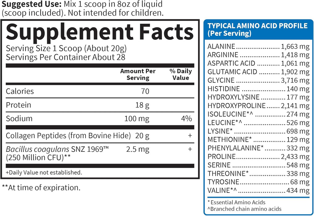 Garden of Life Péptidos de Colágeno Grass‑Fed, Sin Sabor, 280 g, Tipo I & III, Certificado Keto y Paleo