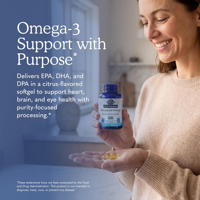 Garden Of Life Suplemento De Omega 3 Avanzado, 60 cápsulas