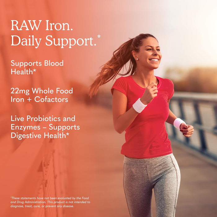 Garden of Life Vitamina Code RAW Iron 22 mg, 30 Cápsulas Veganas