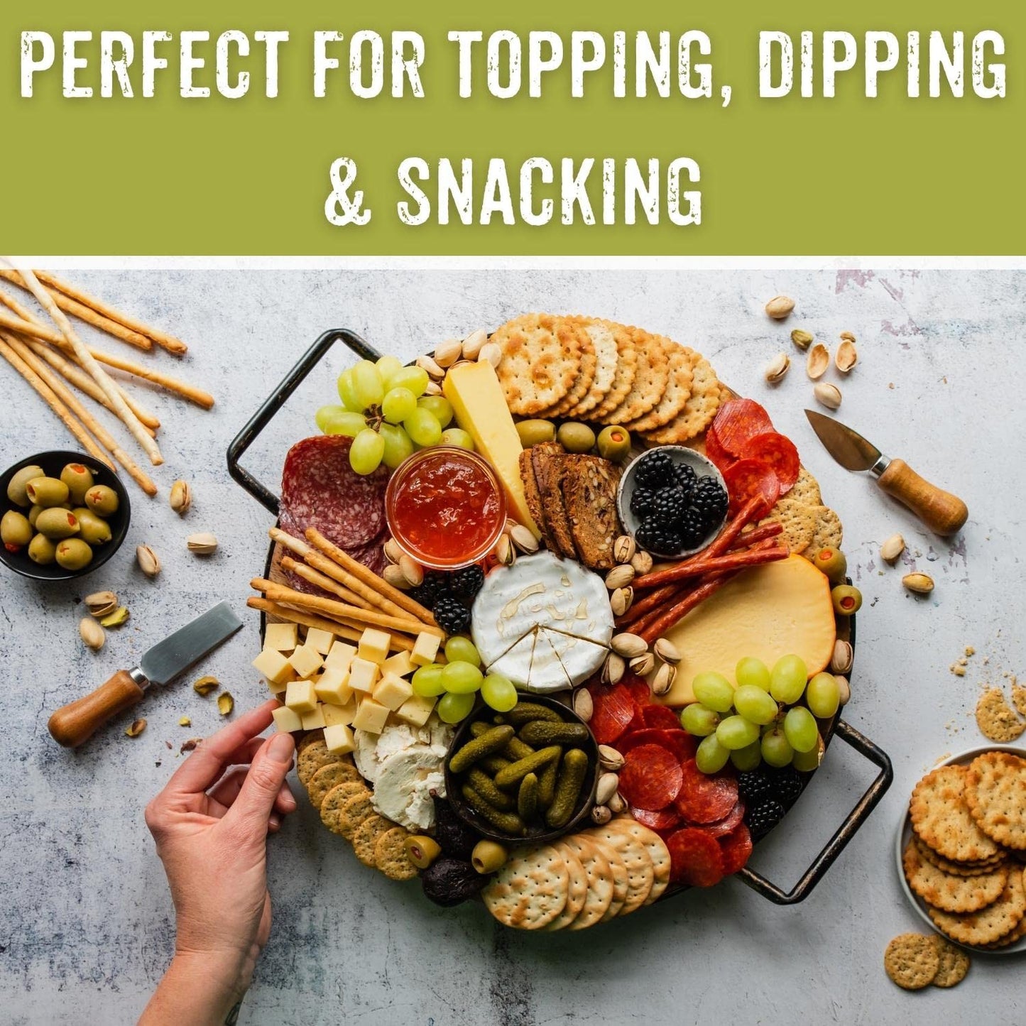 Sesmark Toasted Galletas de Arroz con Cebolla y ajo 3.2 oz