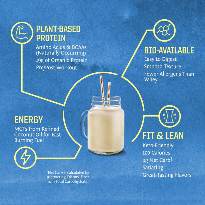 Sunwarrior Warrior Blend Proteína Orgánica en Polvo, Natural Sin Sabor, 375 g, Vegana, Sin OMG