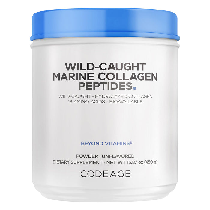 Codeage Péptidos de Colágeno Marino Hidrolizado, 450 g