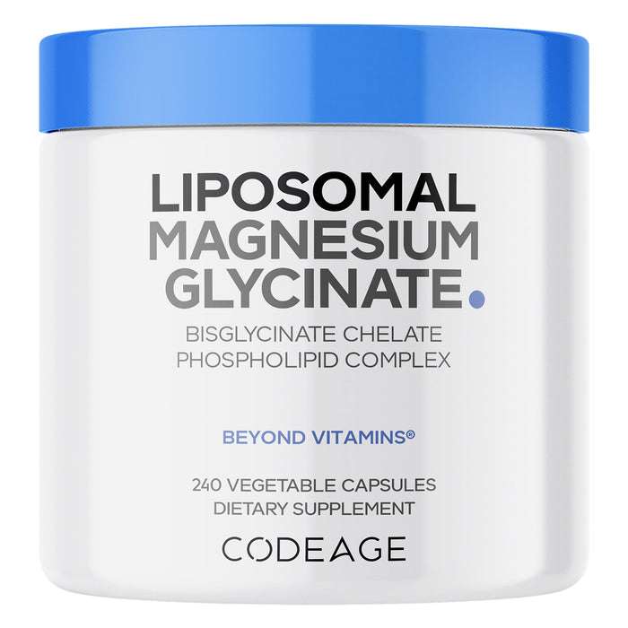 Codeage Glicinato de Magnesio Liposomal, 240 Cápsulas