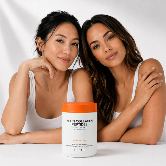 Codeage Multi‑Colágeno Proteína en Polvo Hidrolizado, 20 oz, Tipos I, II, III, V, X, Grass‑Fed