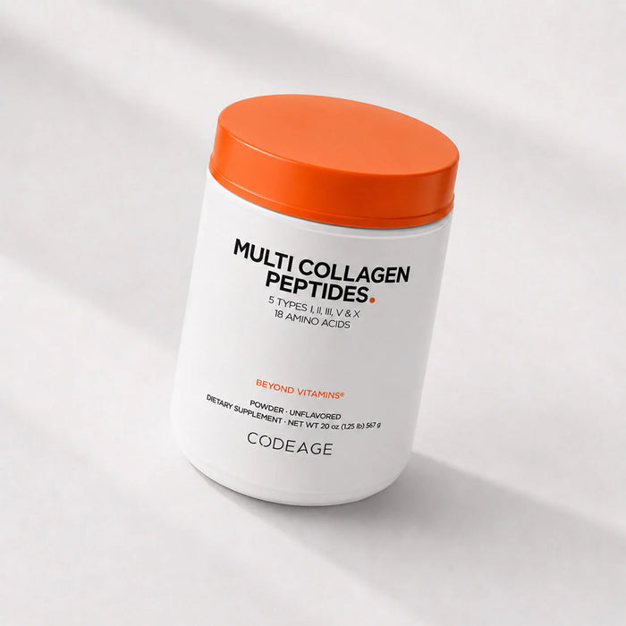 Codeage Multi‑Colágeno Proteína en Polvo Hidrolizado, 20 oz, Tipos I, II, III, V, X, Grass‑Fed