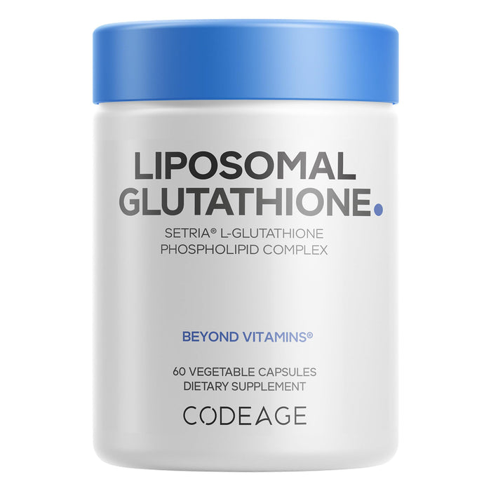 Codeage Suplemento Glutatión Liposomal Setria L‑Glutatión, 60 Cápsulas