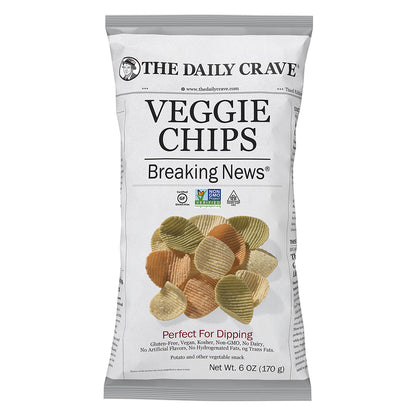 The Daily Crave Chips de verduras, 6 oz (170g)