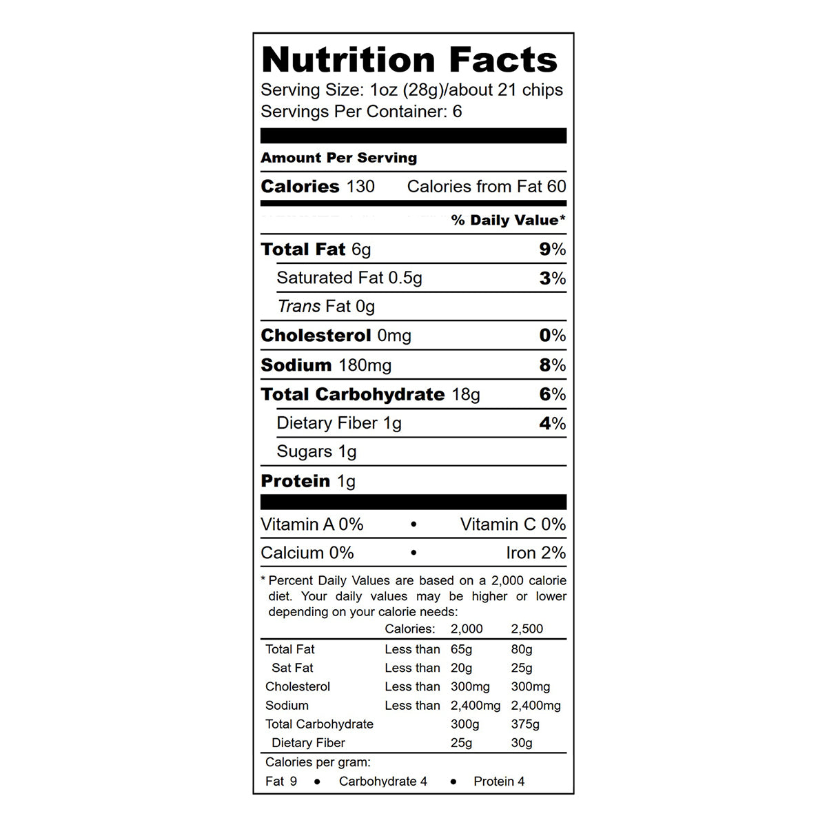 The Daily Crave Chips de verduras, 6 oz (170g)