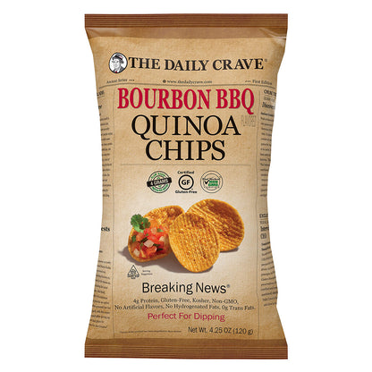 The Daily Crave Chips De Quinoa barbecue, 4.25 oz (120g)