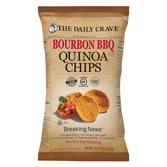 The Daily Crave Chips De Quinoa barbecue, 4.25 oz (120g)