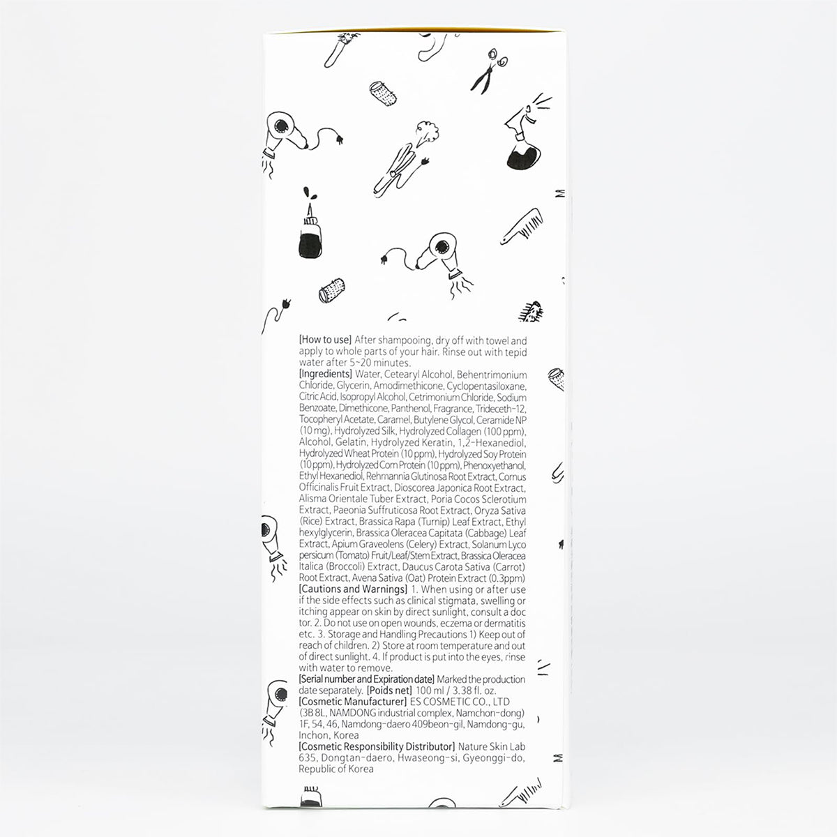 Elizavecca CER-100 Mascarilla para Cabello 100ml