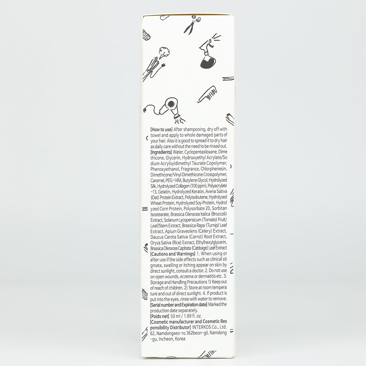 Elizavecca CER-100 Mascarilla para Cabello 50ml