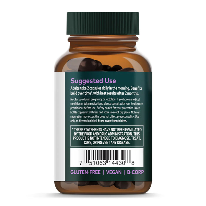 Gaia Herbs Suplemento Vitex Berry, 60 Cápsulas Veganas, Balance Hormonal Femenino
