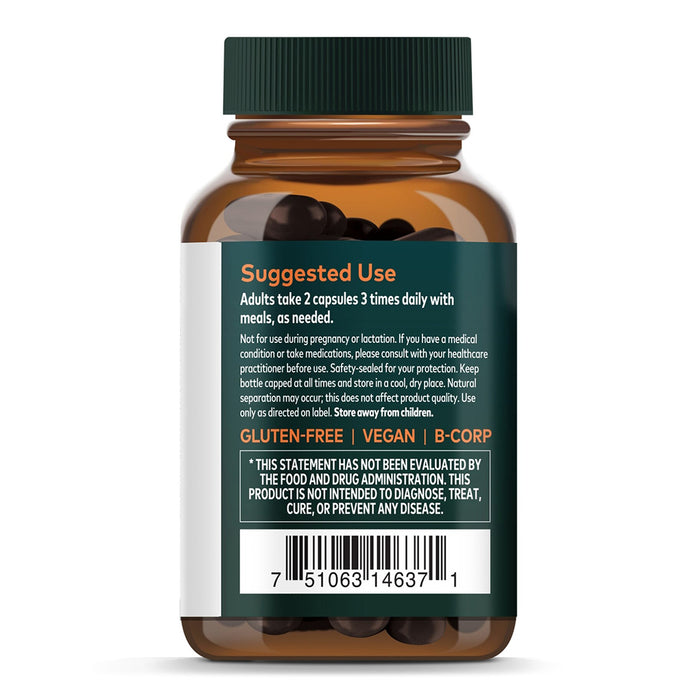Gaia Herbs Suplemento Cúrcuma, 60 Cápsulas Veganas, Alivio Natural del Dolor Ocasional
