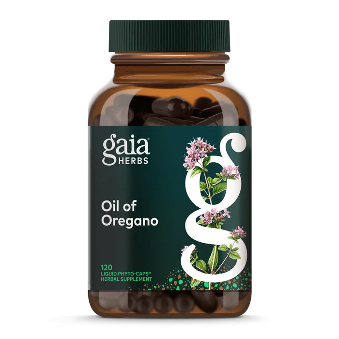 Gaia Herbs Suplemento Aceite de Oregano, 120 Cápsulas Veganas, Apoyo Inmunológico e Intestinal