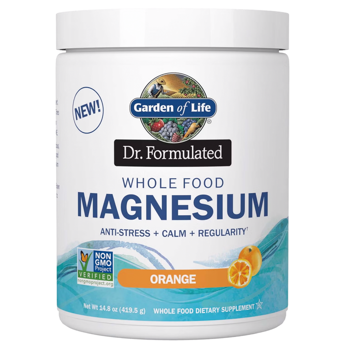 Garden Of Life Suplemento De Magnesio Sabor Naranja,  14, 8 oz (419.5 g)