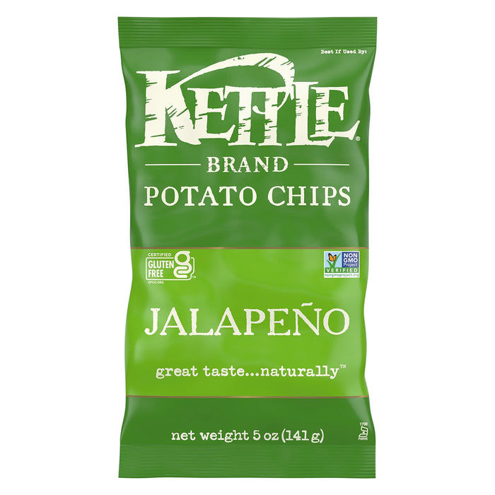 Kettle Brand Botana de Papa Frita Sabor Jalapeño 142g