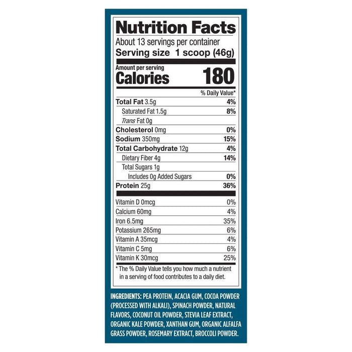 Vega Protein + Supergreens Proteína Sabor Chocolate 510 g