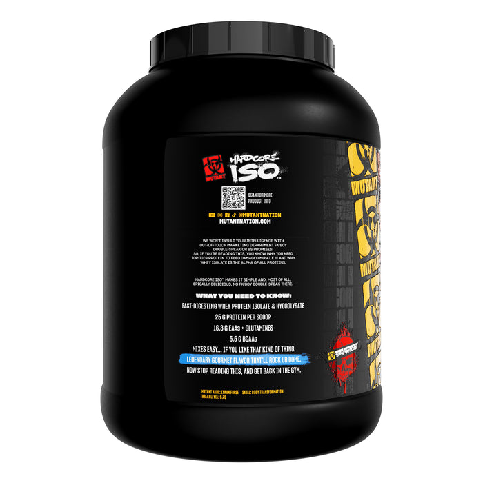 Mutant IsoSurge Proteína Aislada de Suero, Vanilla Ice Cream, 5 lb (2.27 kg), Non‑GMO, Certificado GMP