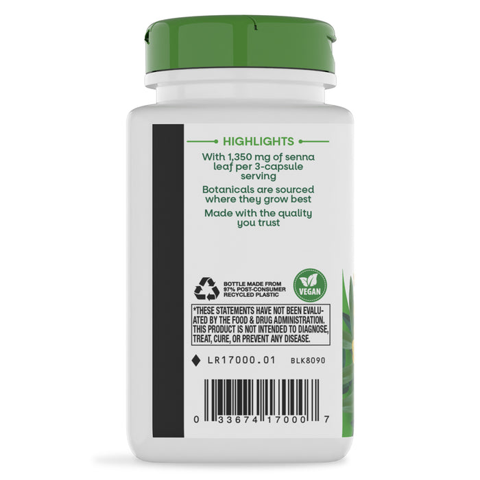 Nature's Way Suplemento Hojas de Sen 1350 mg, 100 cápsulas