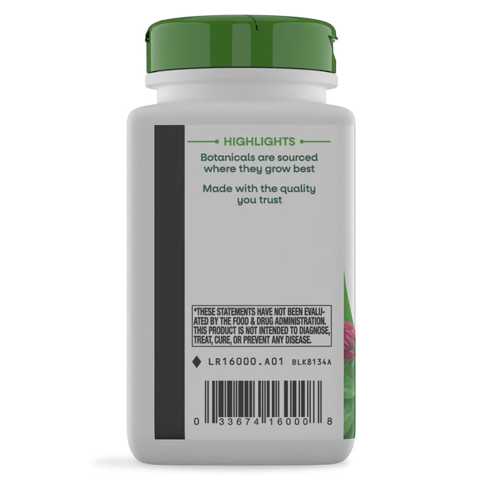 Nature's Way Suplemento Flor de trébol rojo 800 mg, 100 cápsulas