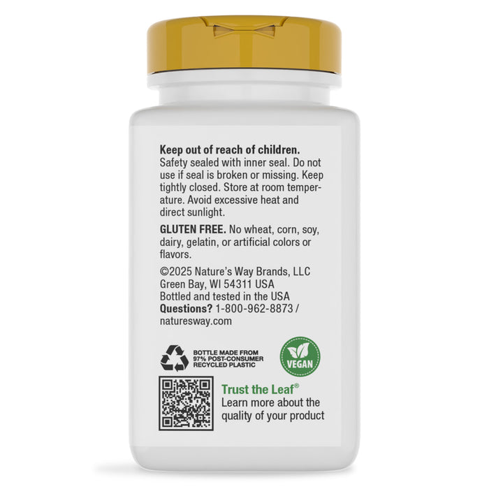 Nature's Way Suplemento de GTF Cromo 200 mg, 100 cápsulas