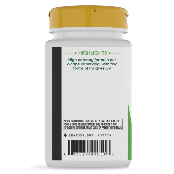 Nature's Way Suplemento Complejo de magnesio 500 mg, 100 cápsulas
